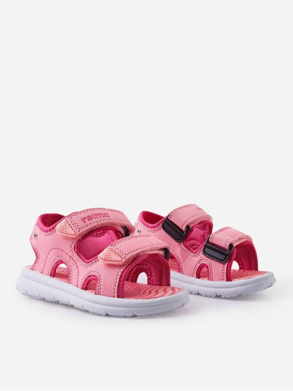 Reima Girls’ Bungee Sunset Pink Velcro Sandals—11